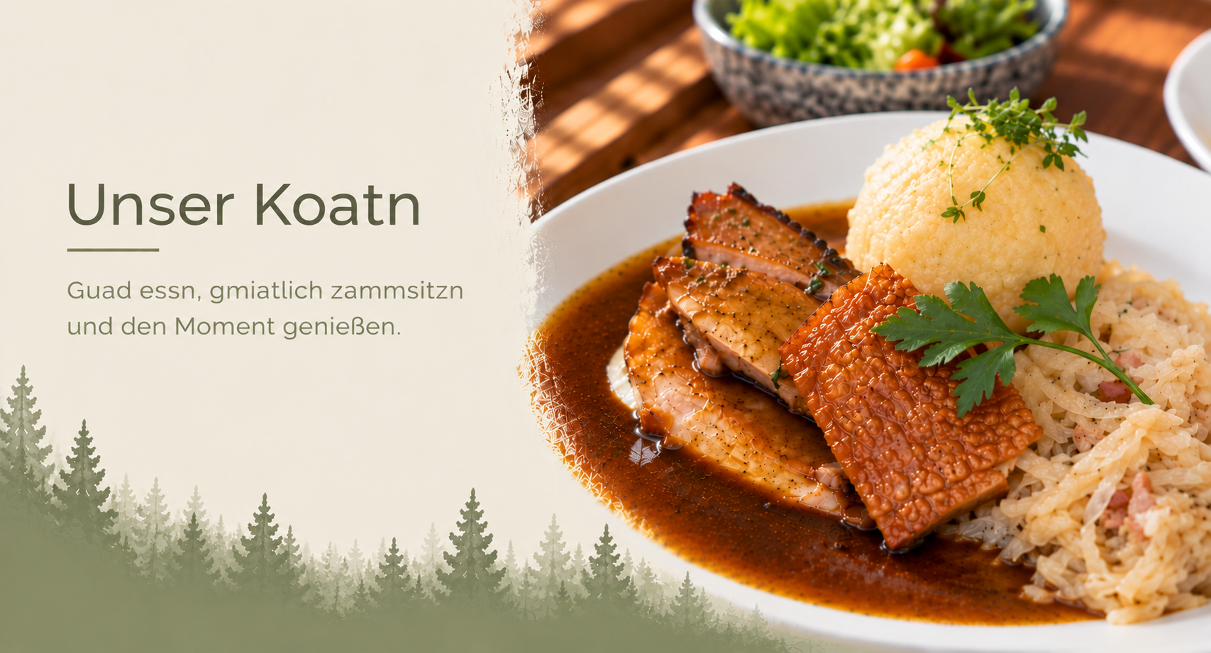 Unser Koatn – Essen auf der Haidsteiner Hütte